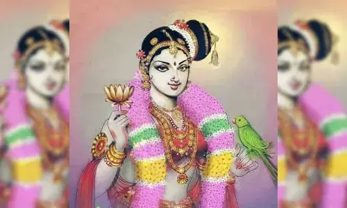 Lotus eyed young cub of mother Yashoda