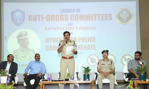 Fight against drugs: Hyd police launches anti-drug committees in 55 colleges