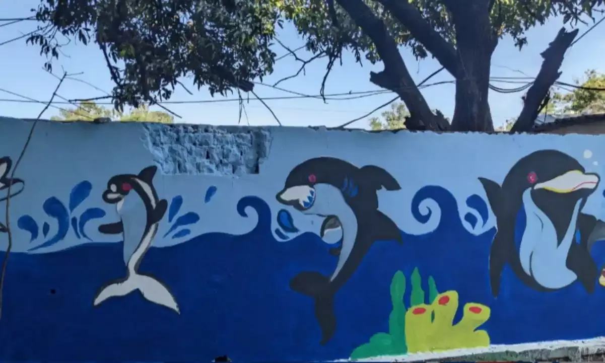 Dolphins to fish: Tarnaka Metro Station gets marine makeover