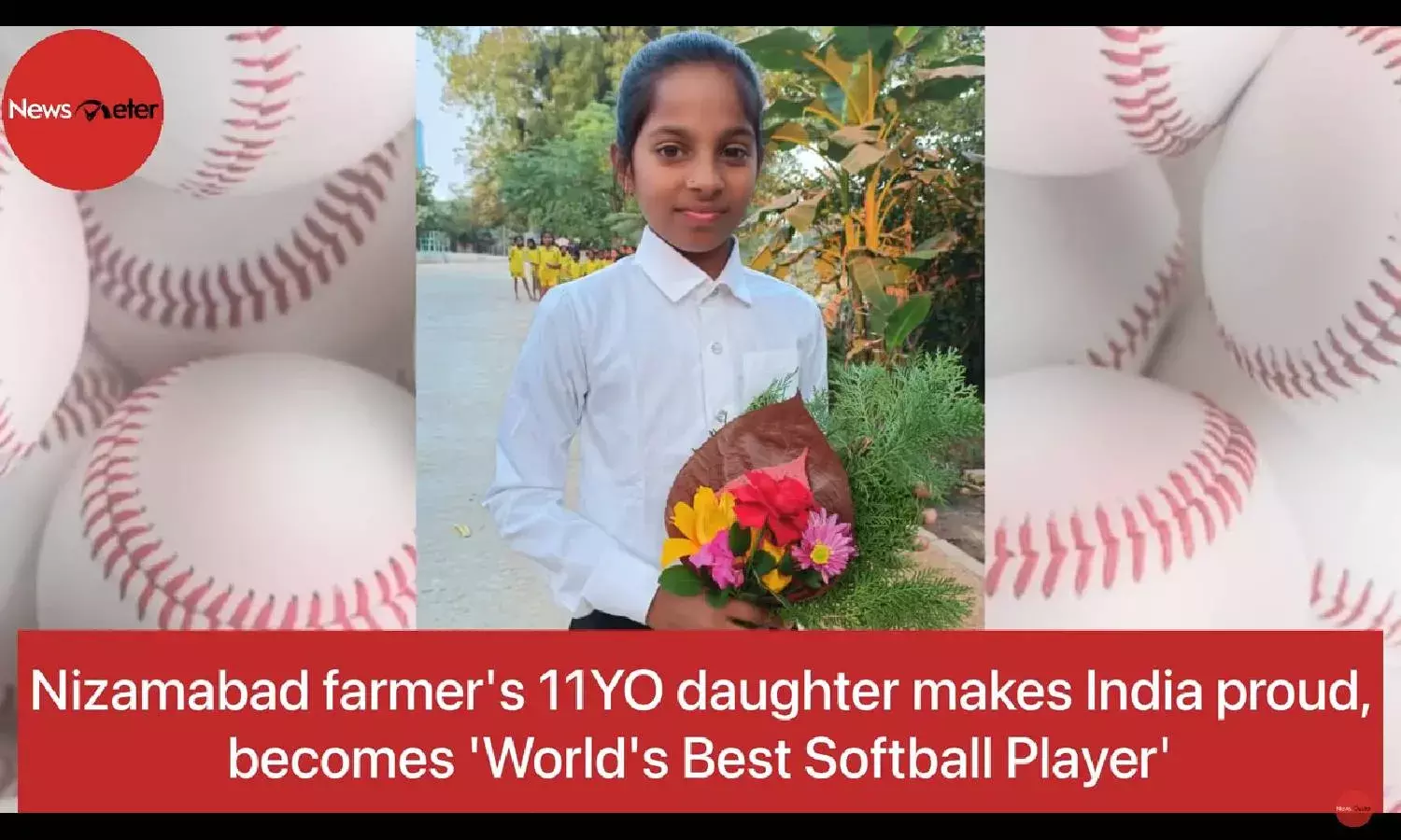 Nizamabad farmers 11YO daughter makes India proud, becomes Worlds Best Softball Player