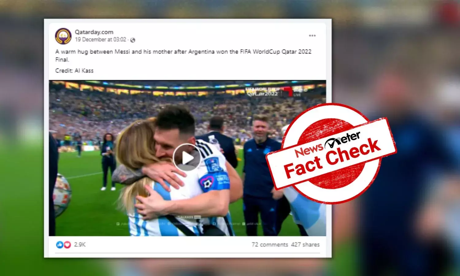 Woman Messi hugged after World Cup final is Argentina team chef, not his mom