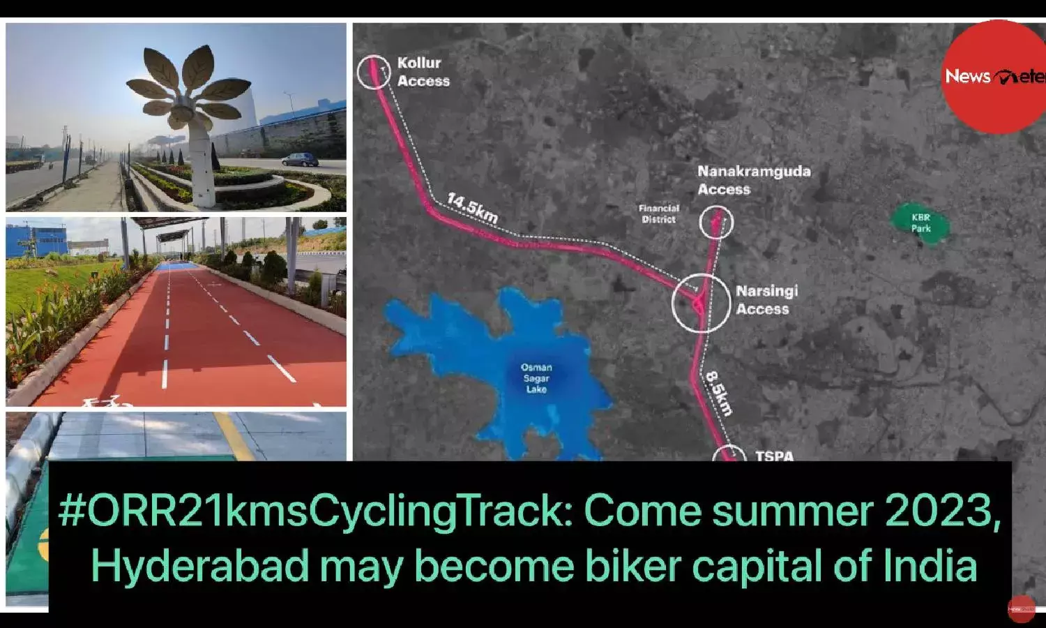 #ORR21kmsCyclingTrack: Come summer 2023, Hyderabad may become biker capital of India