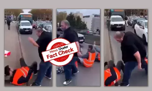 Muslims dragged off the road in France for praying in the streets? No, claim is misleading