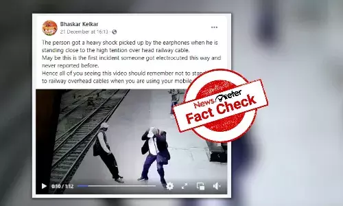 Video of TTE collapsing goes viral falsely claiming his earphone picked up electric current through internet