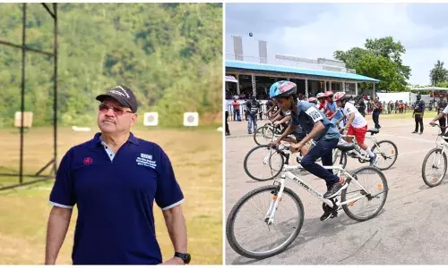 Meet Telangana cyclist Maxwell Travor who trains children to realize Olympic dream