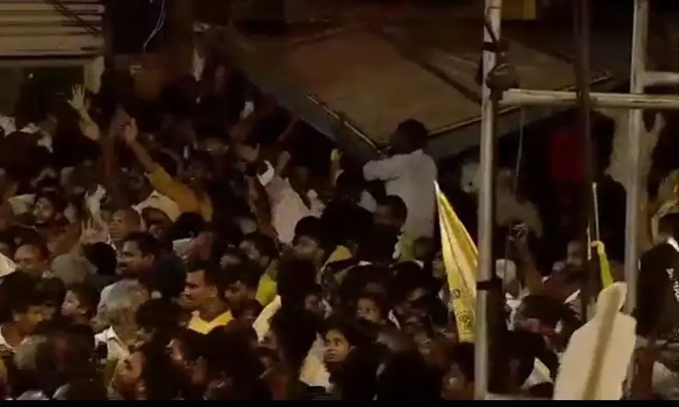 Man-made tragedy: 8 dead in a stampede during Naidus road show in Nellore.