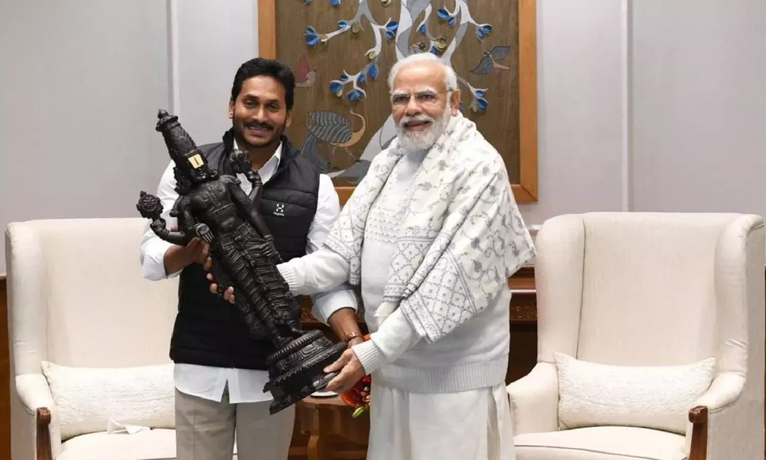 Polavaram  arrears to 77k tonne rice: Jagan meets PM Modi, submits wish list