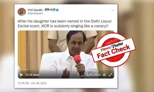 KCR did not say Modi is his friend after his daughter was named in Delhi liquor scam