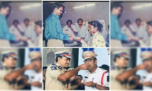 A pleasant coincidence: Charminar traffic cop recalls being rewarded 25 yrs ago by Hyd CP