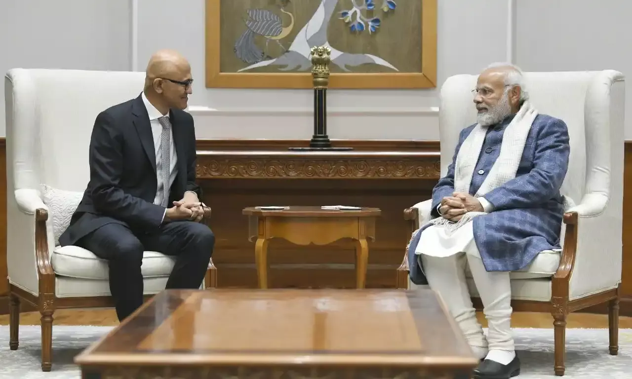 Microsoft CEO meets Modi, says Indias digital transformation inspiring