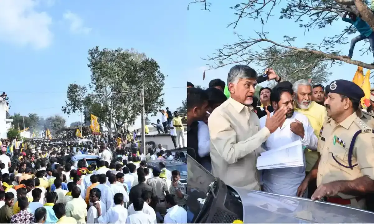 FIRs against TDP activists after party workers clash with police in Kuppam