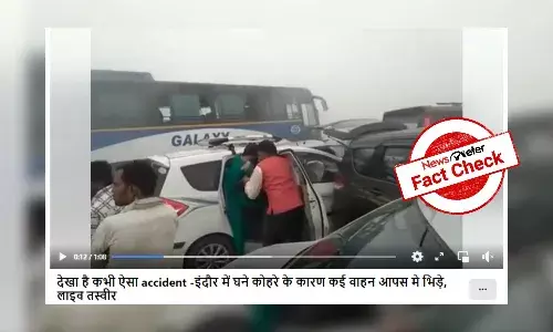 Video of old accident on Agra-Noida Yamuna Expressway passed off as Indore mishap