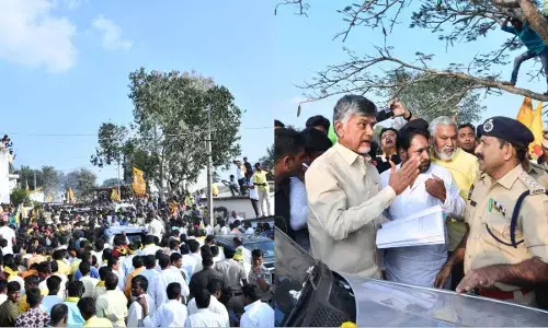 FIRs against TDP activists after party workers clash with police in Kuppam