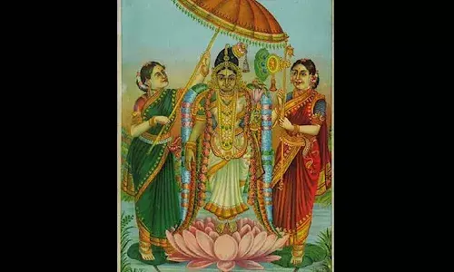 In your backyard pond, red lotuses