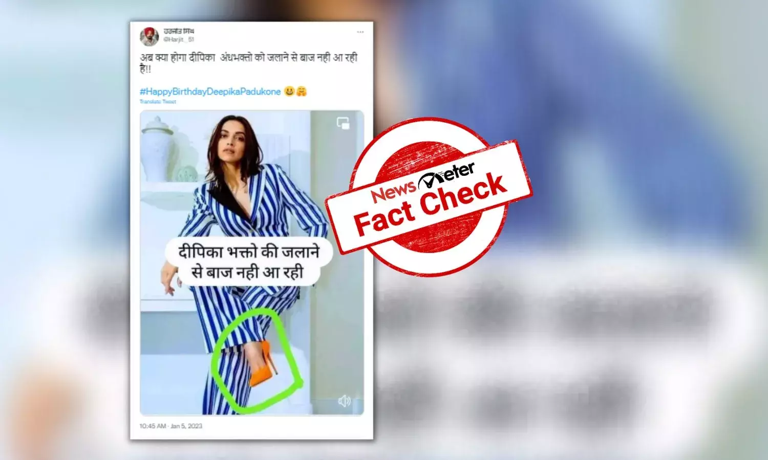 No, Deepika did not wear saffron shoes to mock people protesting against Pathaan