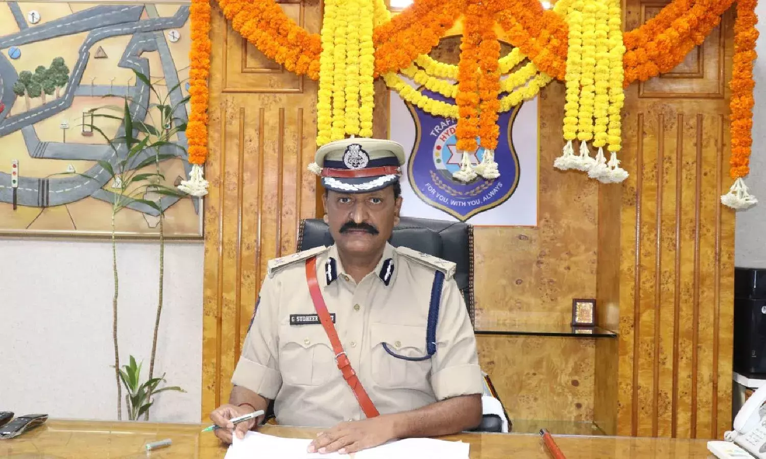 Safety of commuters main aim: Sudheer Babu took charge as addl. CP of Hyd traffic