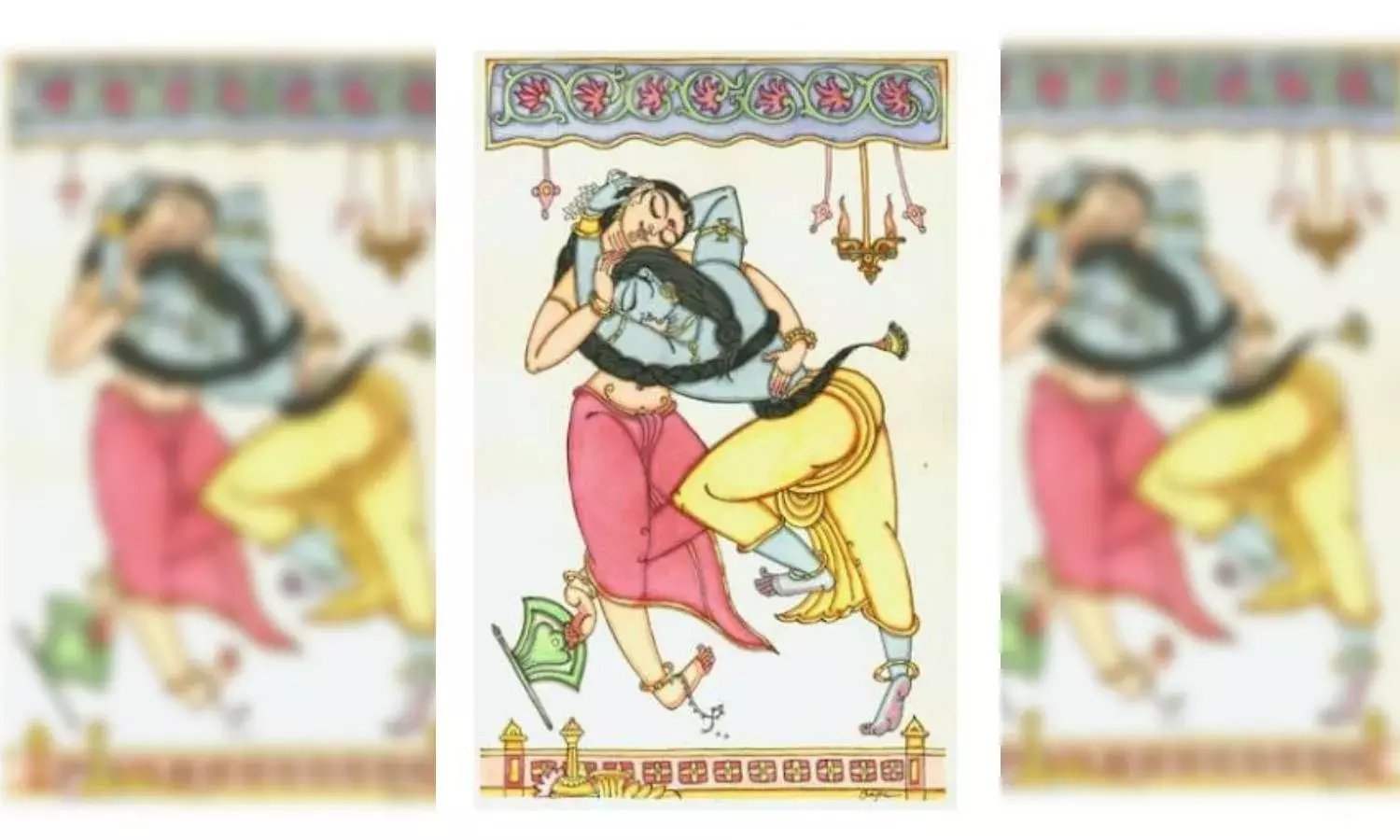 O Neela with wide lively eyes lined black