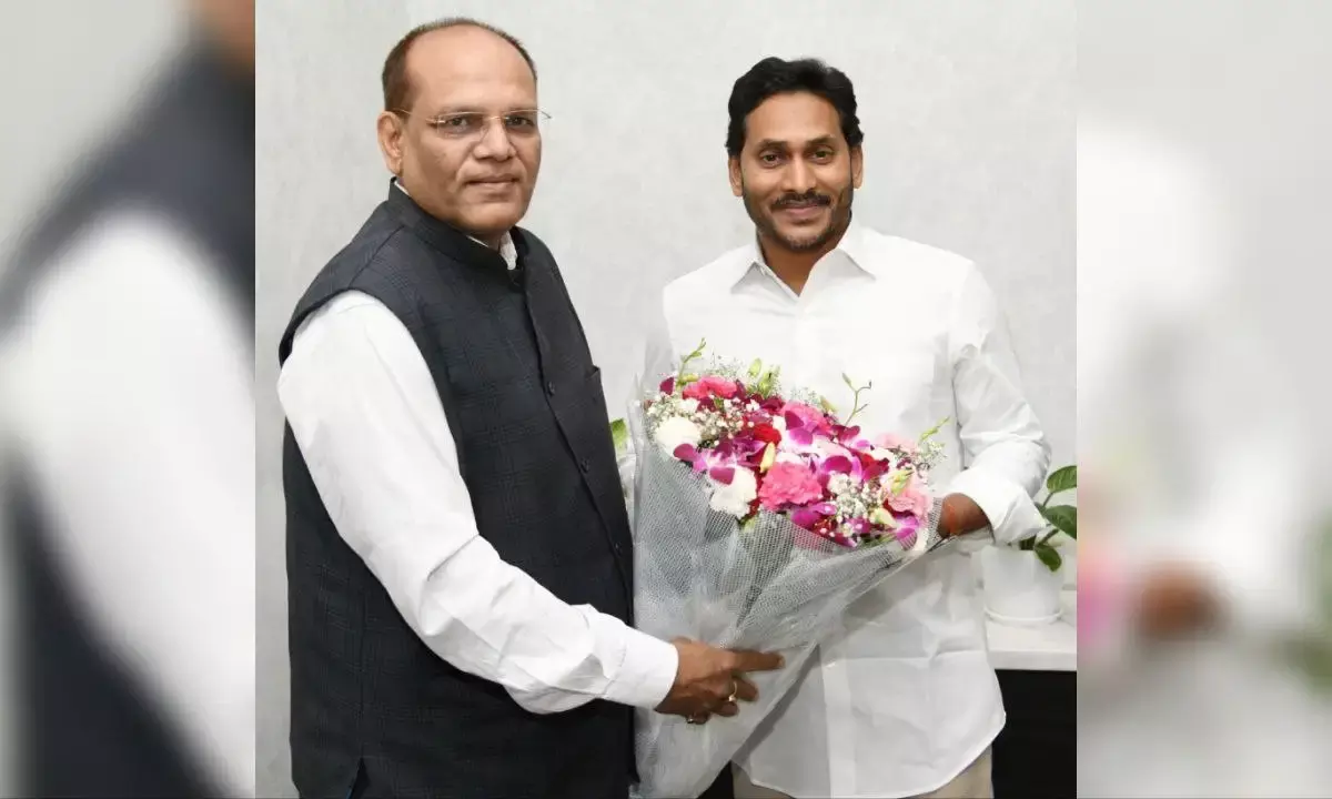 Whatever post I get, I will work: Somesh Kumar meets Jagan in Amaravati