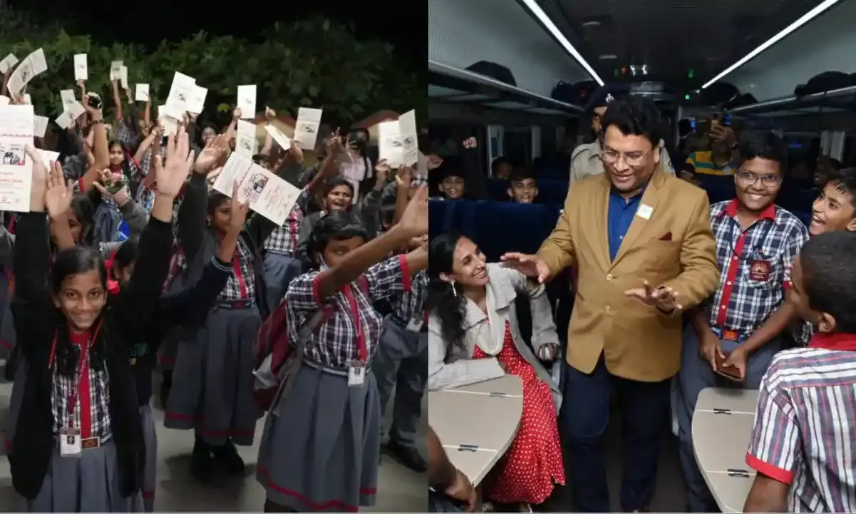 Memorable trip for people on board first Secunderabad–Visakhapatnam Vande Bharat Express