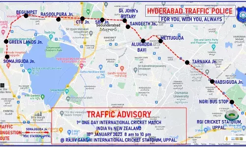 IND vs NZ ODI: Avoid Somajiguda-RGICS stretch on 18 Jan
