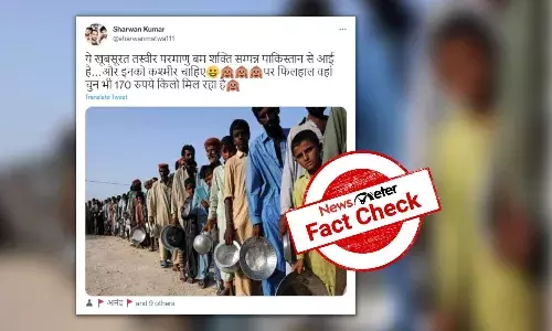 Photo of 2010 Pak flood victims falsely linked to ongoing food crisis in Pakistan