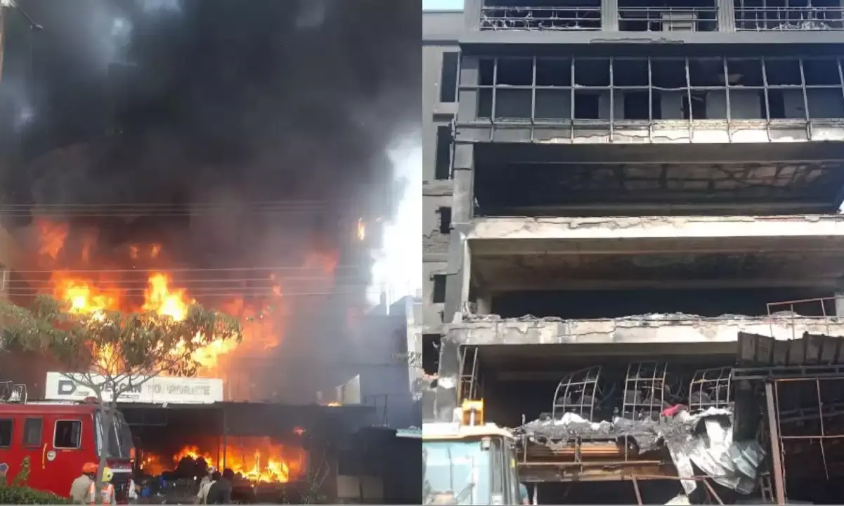 Deccan building inferno: Area declared unsafe; neighbors asked to vacate houses for safety reasons