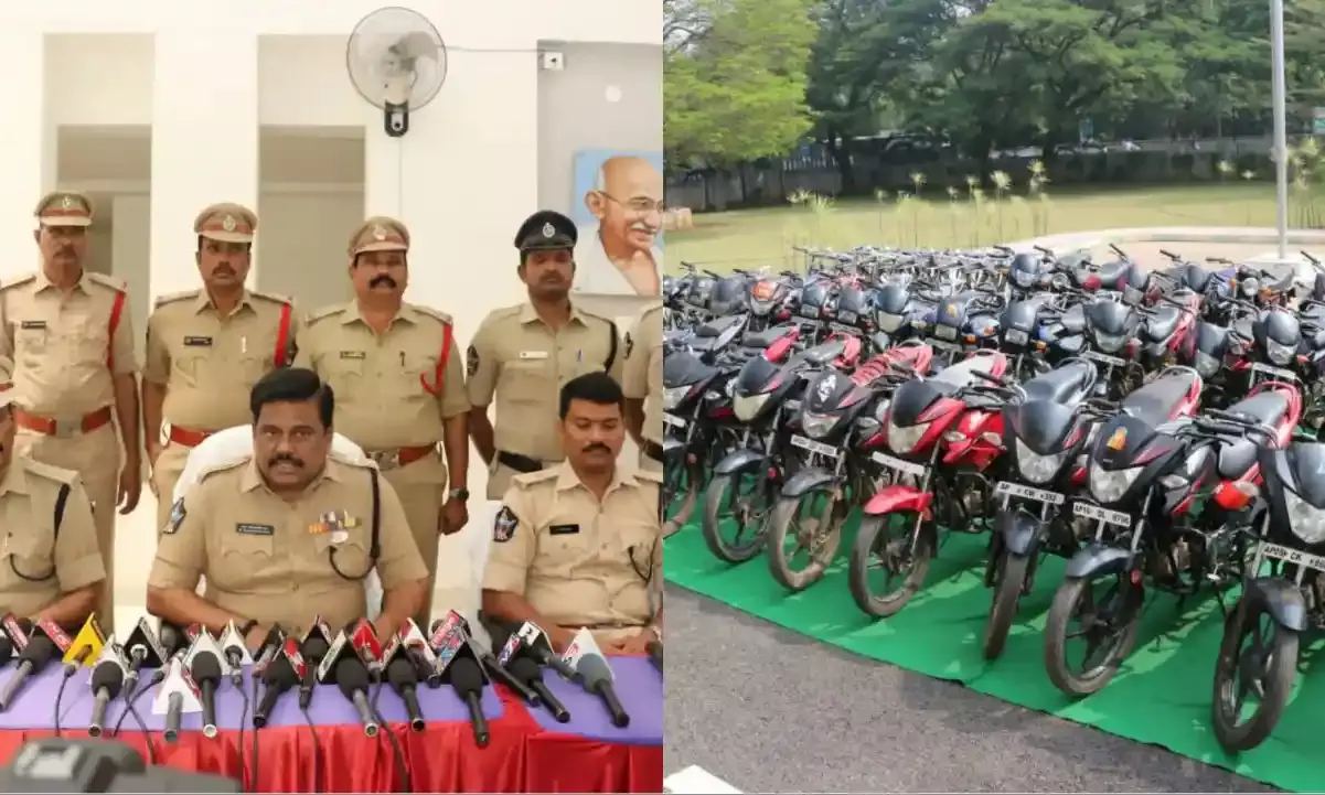 Motorcycle, bicycle theft: 6 arrested, bikes worth Rs 16L seized in Kakinada