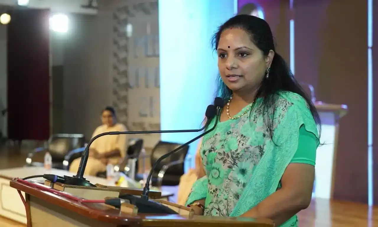 Don’t let anyone decide how to dress, what to think: Kavitha to students