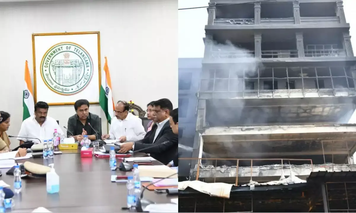 KTR: Fire Safety Audit A Must, 25 lakh commercial buildings in Hyd
