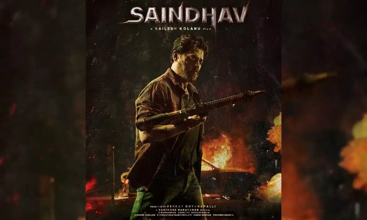 Venkatesh75: Here is the glimpse of Saindhav
