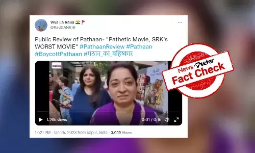 Old video of moviegoers reaction to SRKs Zero passed off as audience response to Pathaan Old video of moviegoers reaction to SRKs Zero passed off as audience response to Pathaan