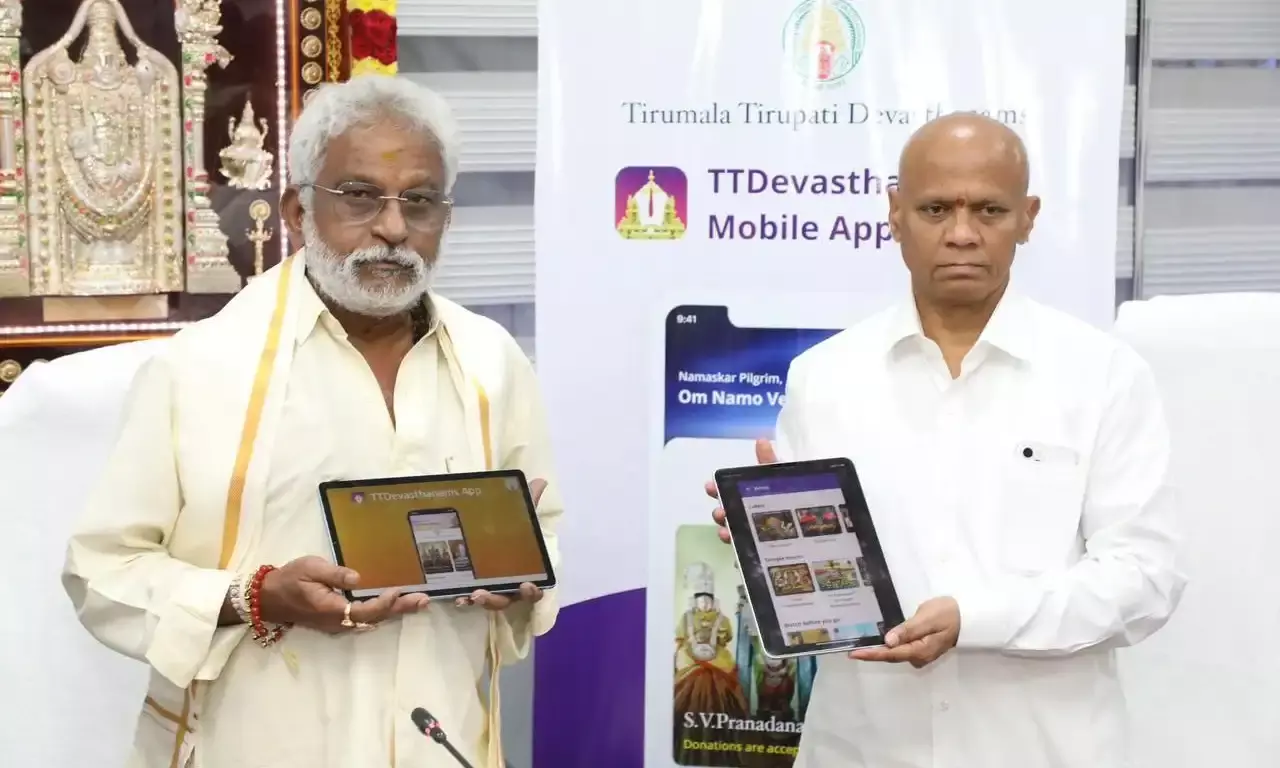 TTD launches new app TTDevasthanams for devotees