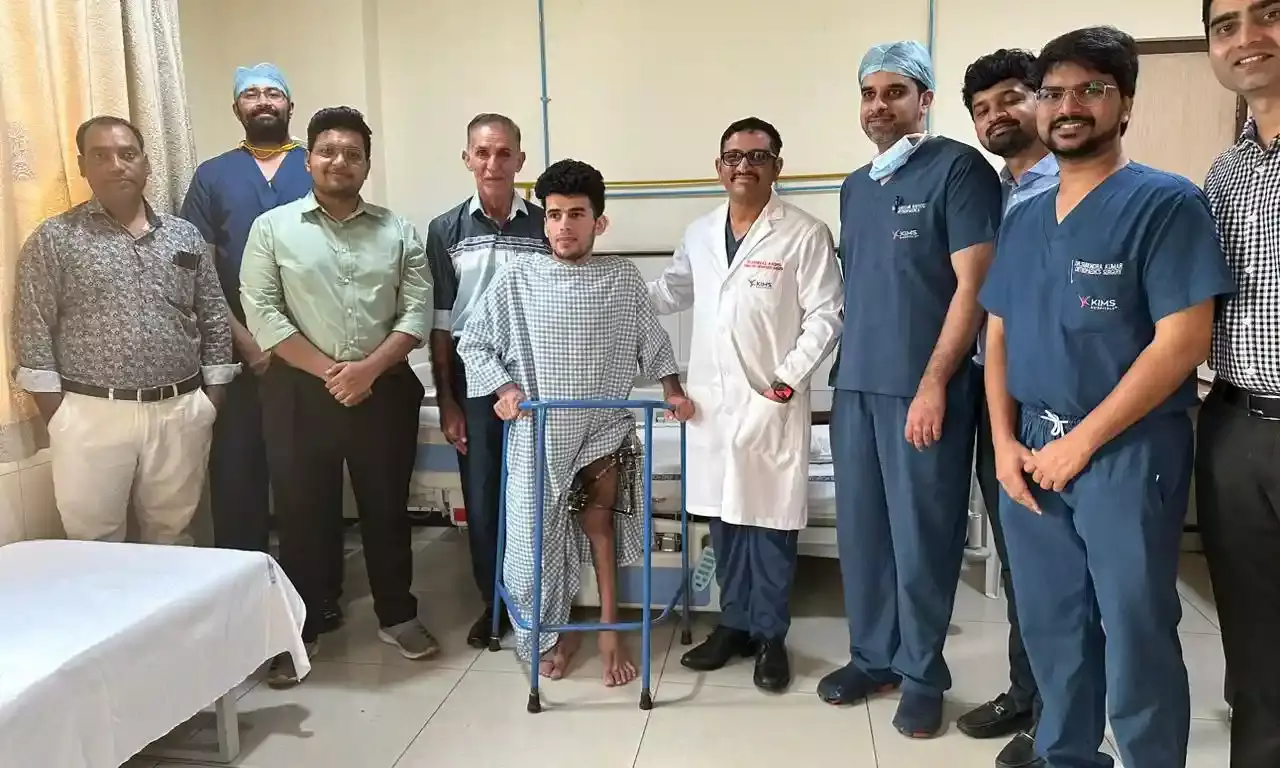 Hyderabad hospital treats 20YO Iraqi youth for rare severe limb deformity