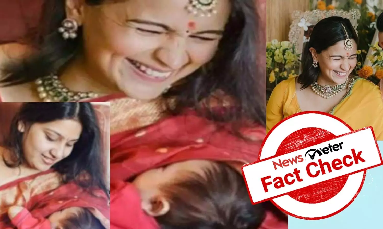 Viral picture of Alia Bhatt breastfeeding baby Raha is morphed