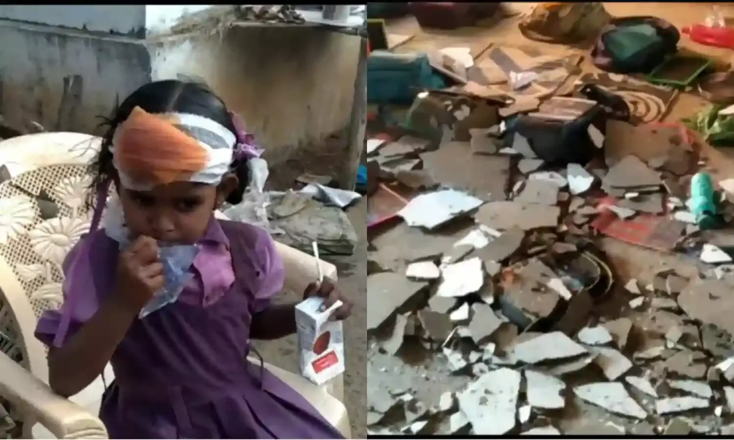 Visakhapatnam: 3 students hurt after plaster falls off ceiling in classroom