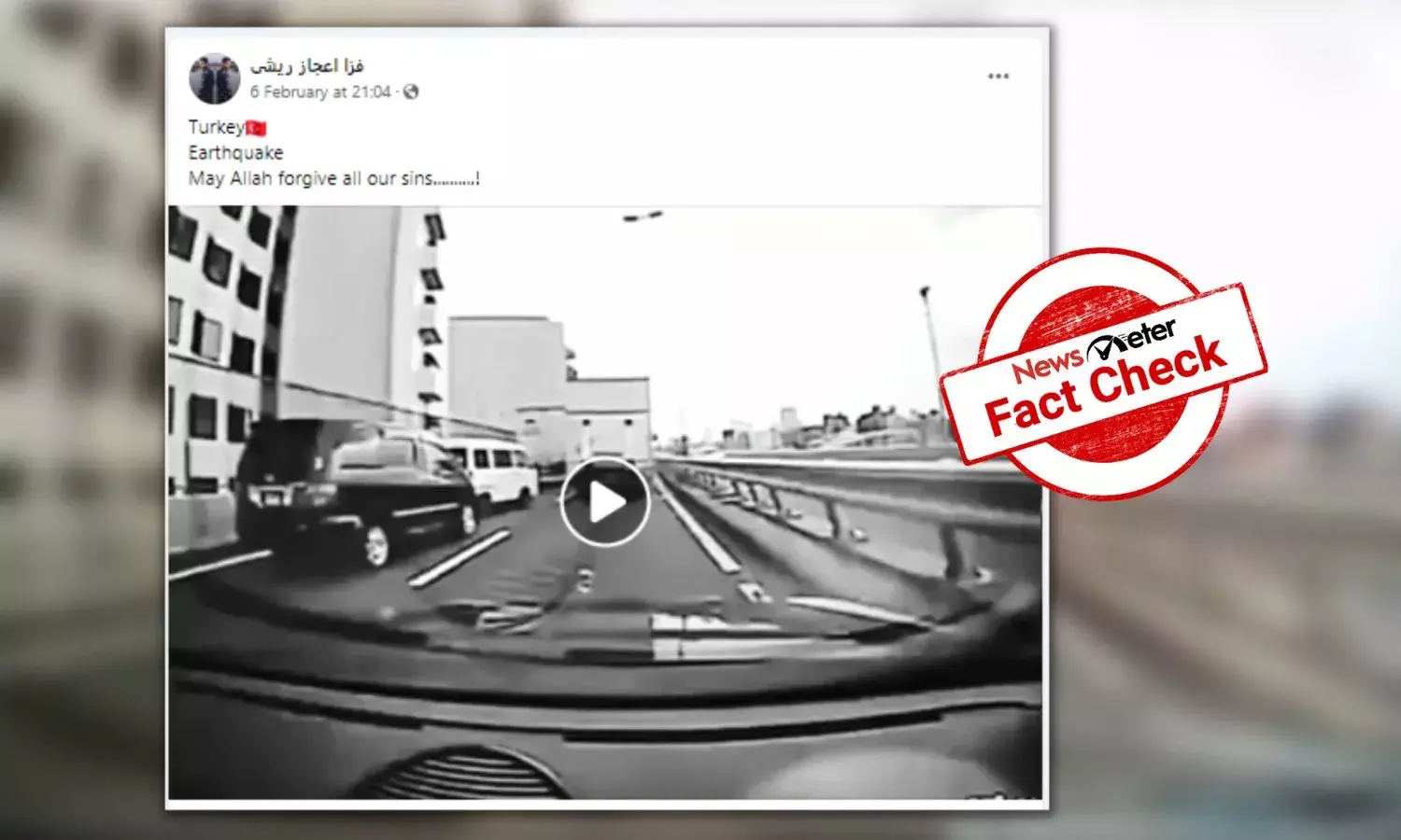 Old video from Japan passed off as earthquake footage from Turkey