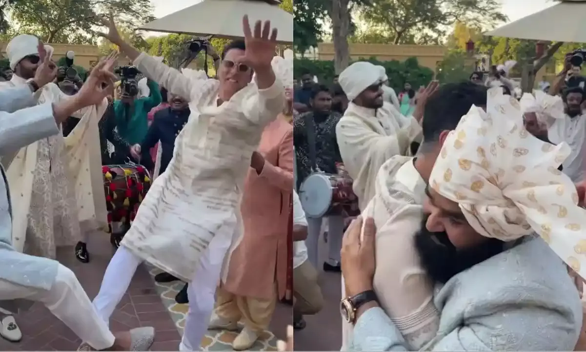 Akshay Kumar, Mohanlal dance together at a wedding; fans cant take their eyes off