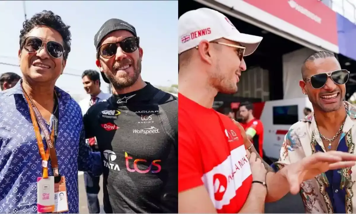 Formula E: Sachin, Dhawan, Ram Charan in Hyderabad