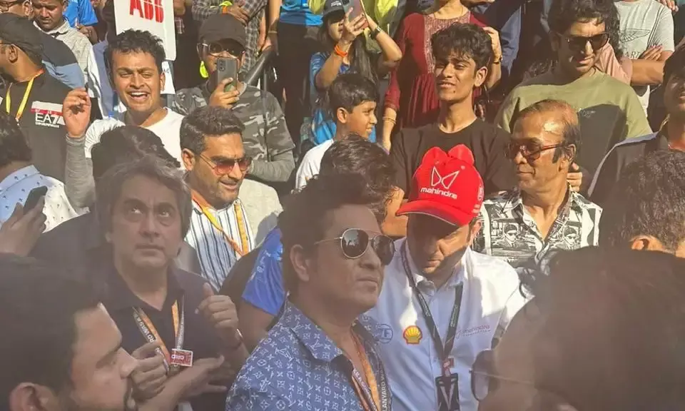 At Hyderabad E-prix, spectators thrilled after spotting their favorite actors, cricketers
