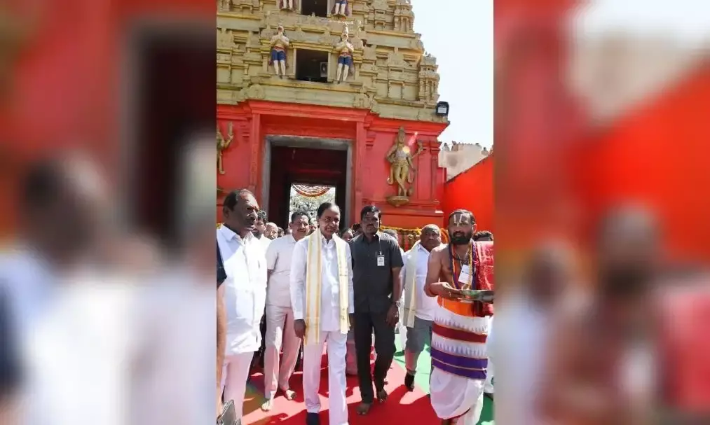 Jagtial: CM KCR allots Rs 500 crore for development of Sri Anjaneya Swamy temple