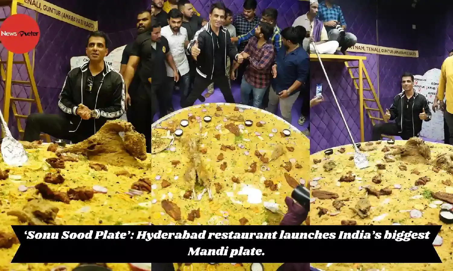 ‘Sonu Sood Plate’: Hyderabad restaurant launches India’s biggest Mandi plate