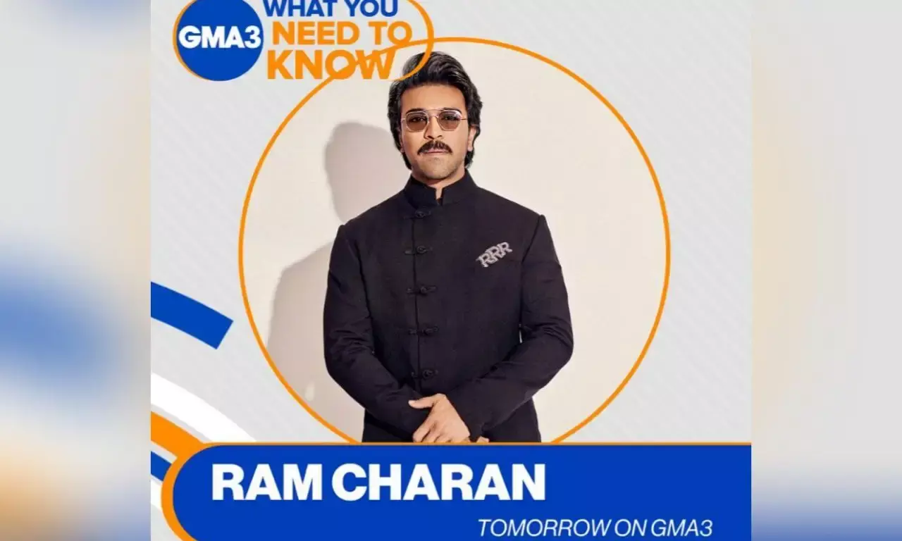 Ram Charan to appear on Good Morning America show in USA