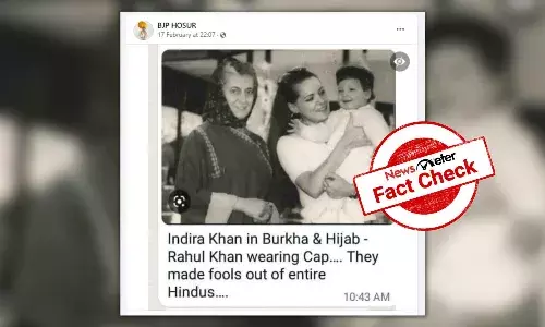 Indira Gandhi, Burkha, Hijab