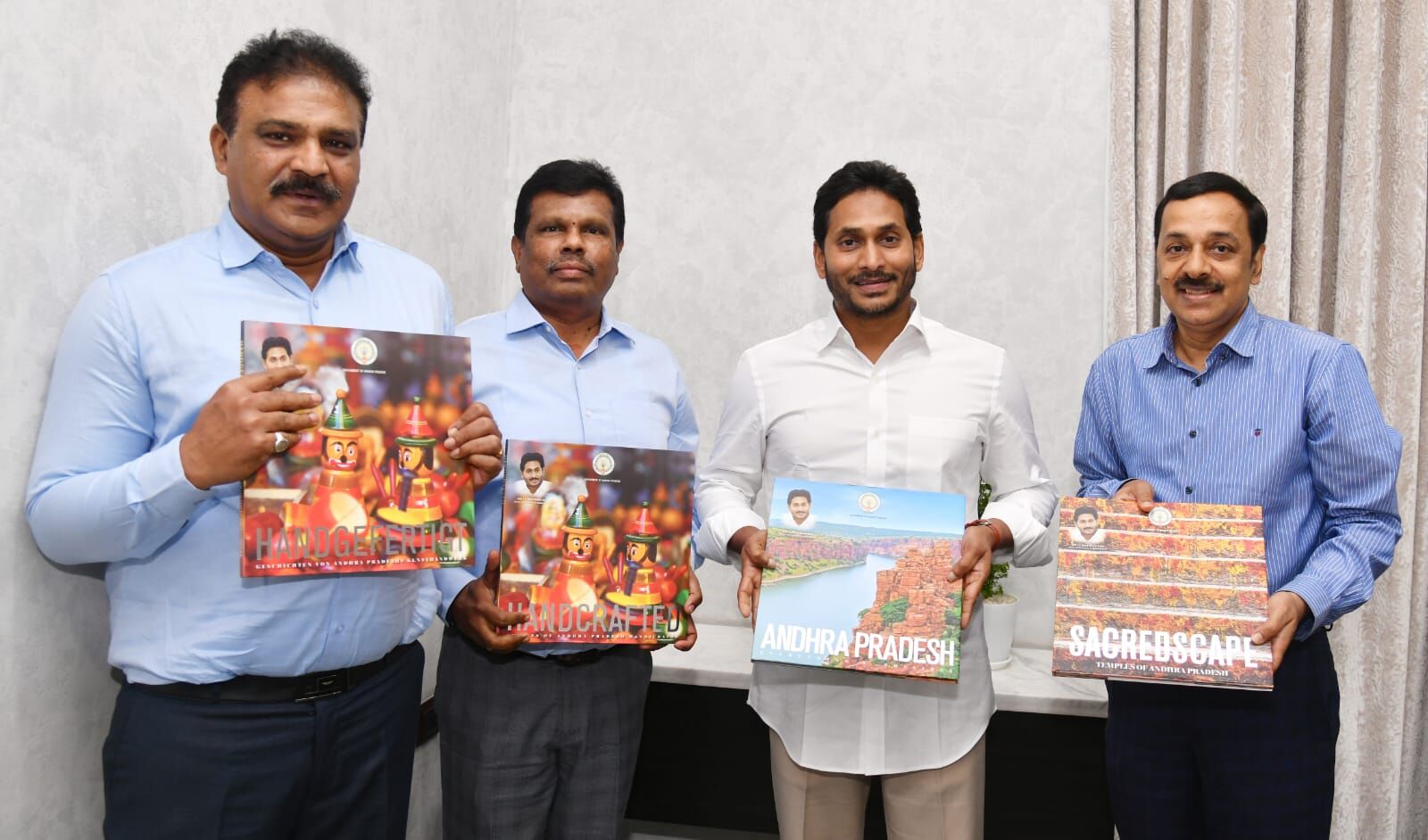 Jagan releases coffee table books to boost state tourism