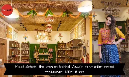 Meet Sahithi, the woman behind Vizagās first millet-based restaurant Millet Rasoi