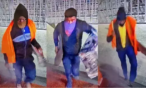 Photos of 3 burglars of the Jagtial temple robbery case