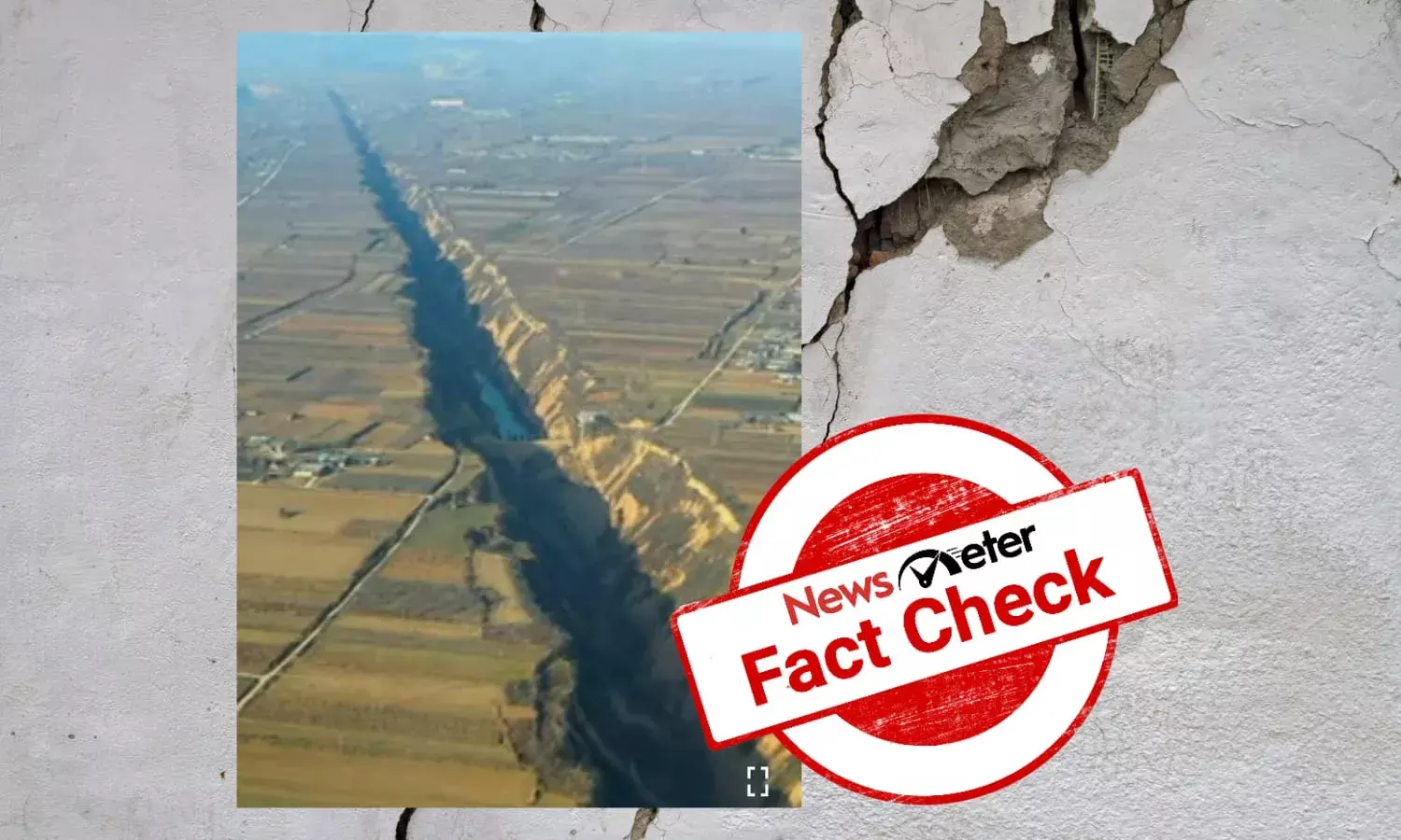 Old video showing river erosion in China linked to recent Turkey earthquake