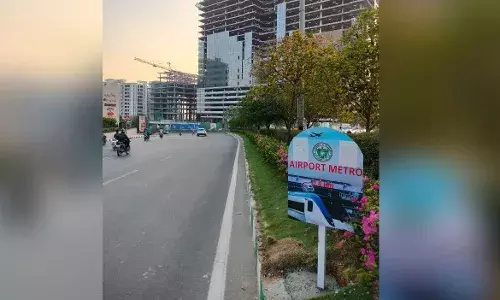 Hyderabad airport metro