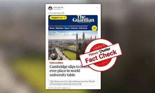 NewsMeter found that the report dates back to 2019 and is true but it has no link to Rahul Gandhi’s recent visit to Cambridge.