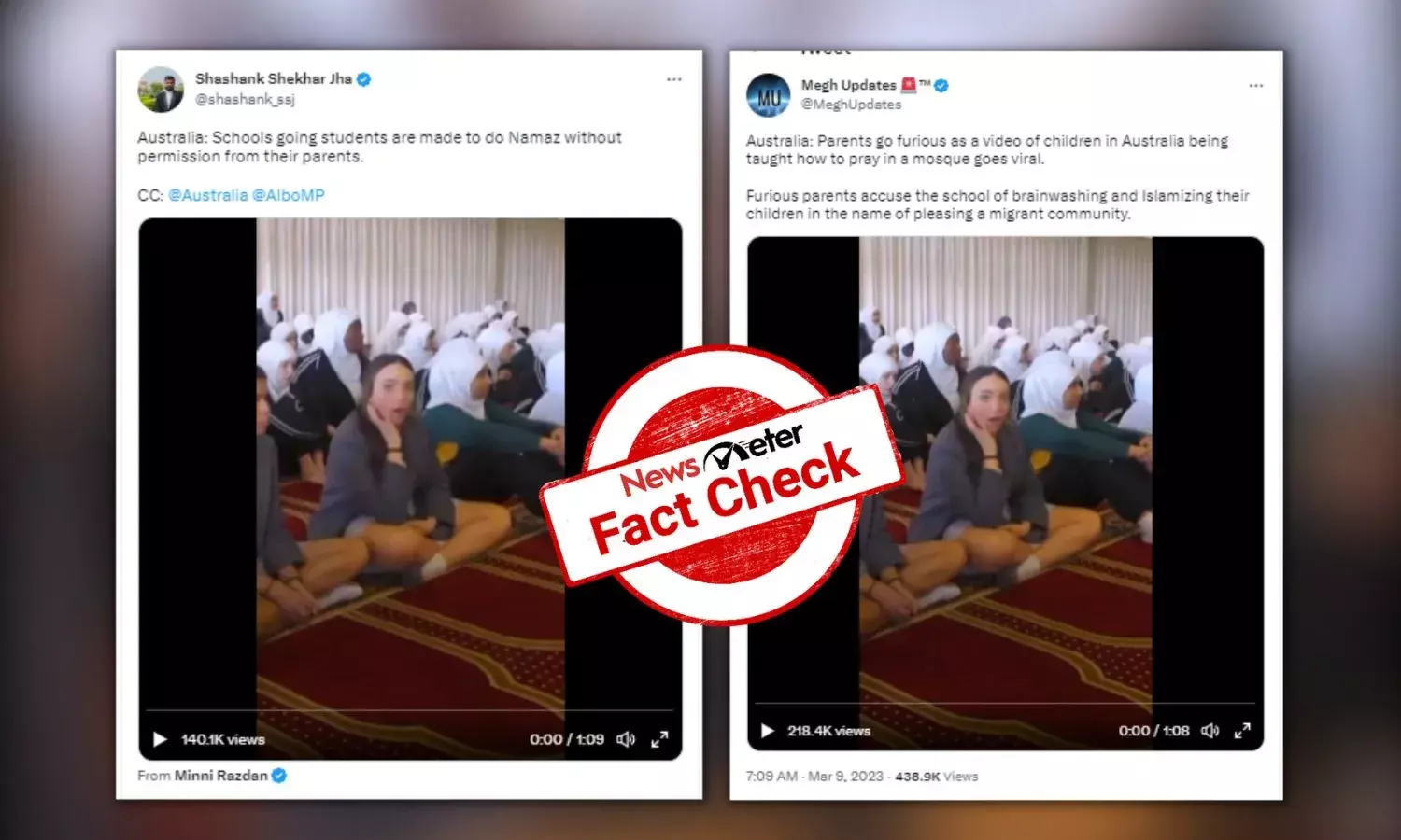 NewsMeter found that the video is from an experimental docuseries aimed to break down barriers and build bridges between families from vastly different cultures.